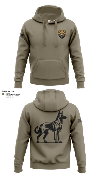 Hoodie, 355 K9, Air Force, Teamtime, Team time, sublimation, custom sports apparel, team uniforms, spirit wear, spiritwear, sports uniforms, custom shirts, team store, custom team store, fundraiser sports, apparel fundraiser