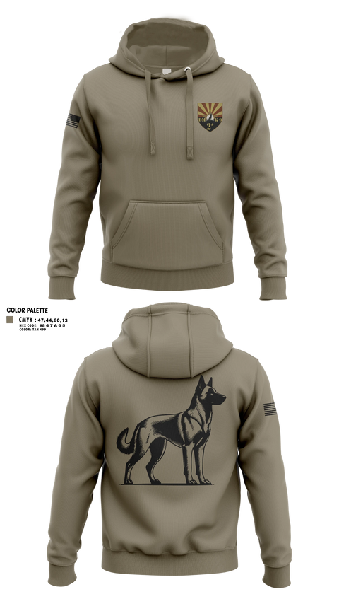 Hoodie, 355 K9, Air Force, Teamtime, Team time, sublimation, custom sports apparel, team uniforms, spirit wear, spiritwear, sports uniforms, custom shirts, team store, custom team store, fundraiser sports, apparel fundraiser