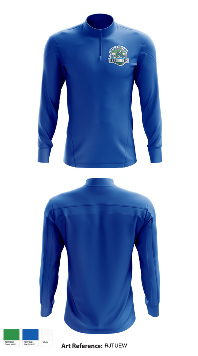Emerald High Swim Aeroaunts 14114114 Quarter Zip Jacket - 4