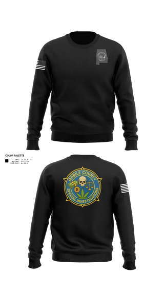 Crew Neck Sweatshirt, MCSO Special Investigations Unit, Police, Teamtime, Team time, sublimation, custom sports apparel, team uniforms, spirit wear, spiritwear, sports uniforms, custom shirts, team store, custom team store, fundraiser sports, apparel fundraiser