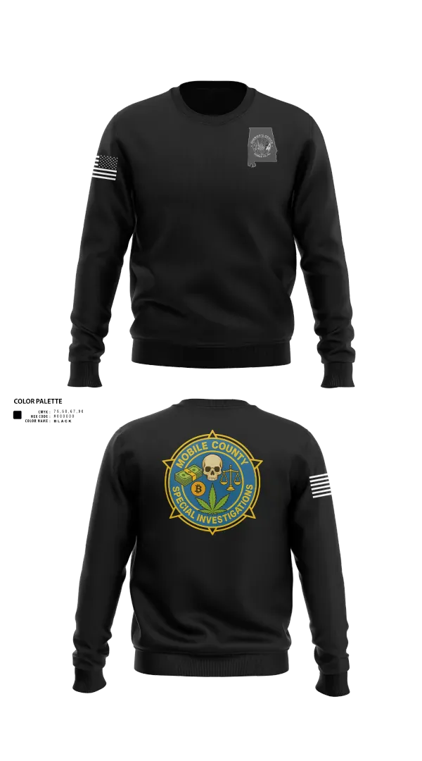 Crew Neck Sweatshirt, MCSO Special Investigations Unit, Police, Teamtime, Team time, sublimation, custom sports apparel, team uniforms, spirit wear, spiritwear, sports uniforms, custom shirts, team store, custom team store, fundraiser sports, apparel fundraiser