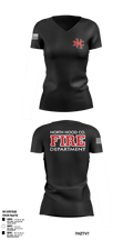 North Hood County Volunteer Fire Department 63771808 Women's Short Sleeve V-neck Shirt - 1
