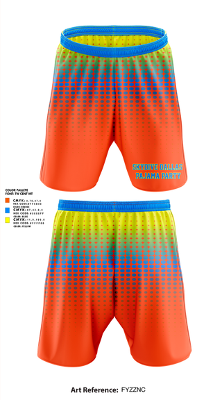 Athletic Shorts With Pockets, Skydive Dallas Pajama Party, Water Polo, Teamtime, Team time, sublimation, custom sports apparel, team uniforms, spirit wear, spiritwear, sports uniforms, custom shirts, team store, custom team store, fundraiser sports, apparel fundraiser