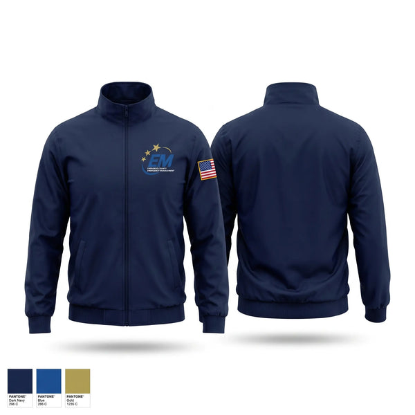Windbreaker, Cherokee County Emergency Management, Fire Department, Teamtime, Team time, sublimation, custom sports apparel, team uniforms, spirit wear, spiritwear, sports uniforms, custom shirts, team store, custom team store, fundraiser sports, apparel fundraiser