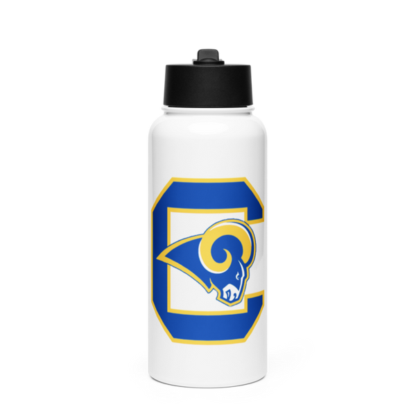 Chesterfield High Cheer 74299709 Stainless Steel Water Bottle with a Straw Lid