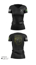 486th Civil Affairs Battalion Women's Short Sleeve V-neck Shirt - 21