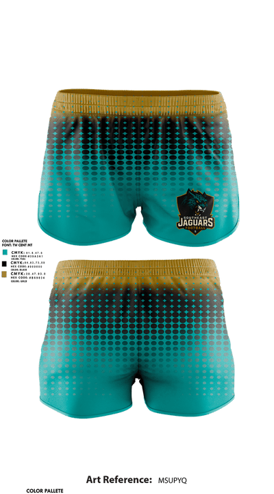 southeast Jaguars 26594681 Track Shorts - 1