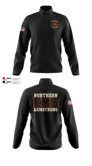 Fleece Jacket, Northern Armstrong EMS, EMS/EMT, Teamtime, Team time, sublimation, custom sports apparel, team uniforms, spirit wear, spiritwear, sports uniforms, custom shirts, team store, custom team store, fundraiser sports, apparel fundraiser