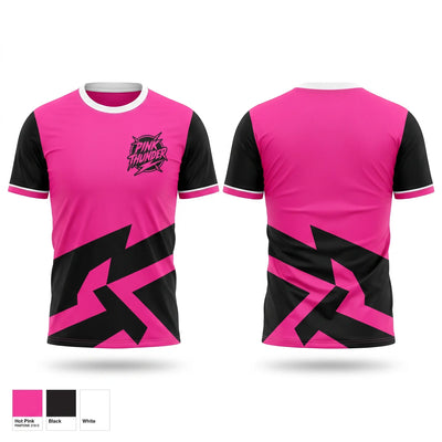 Pink Thunder 42981924 Short Sleeve Performance Shirt - 1