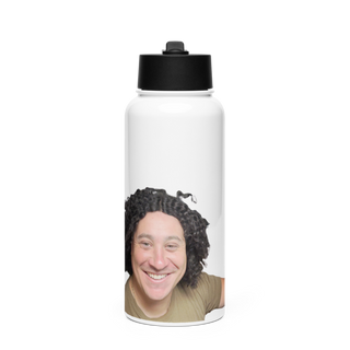 CC 65140469 Stainless Steel Water Bottle with a Straw Lid