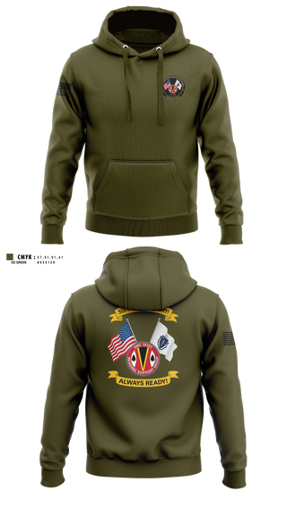 Hoodie, HHC 151st RSG, Army, Teamtime, Team time, sublimation, custom sports apparel, team uniforms, spirit wear, spiritwear, sports uniforms, custom shirts, team store, custom team store, fundraiser sports, apparel fundraiser