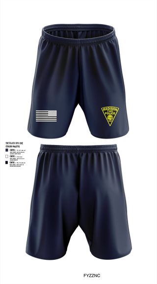 Athletic Shorts With Pockets, Madison Township, Police, Teamtime, Team time, sublimation, custom sports apparel, team uniforms, spirit wear, spiritwear, sports uniforms, custom shirts, team store, custom team store, fundraiser sports, apparel fundraiser