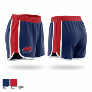Womens Shorts, Buffalo Regals, Ice Hockey, Teamtime, Team time, sublimation, custom sports apparel, team uniforms, spirit wear, spiritwear, sports uniforms, custom shirts, team store, custom team store, fundraiser sports, apparel fundraiser