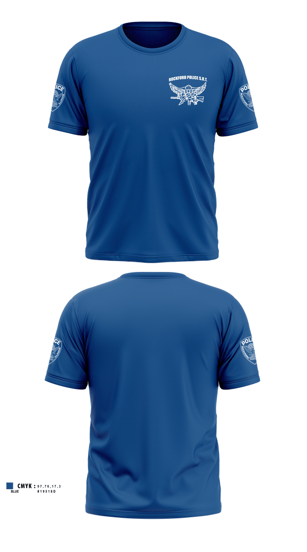 Short Sleeve Performance Shirt, Rockford Police S.R.T., Police, Teamtime, Team time, sublimation, custom sports apparel, team uniforms, spirit wear, spiritwear, sports uniforms, custom shirts, team store, custom team store, fundraiser sports, apparel fundraiser