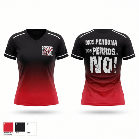 Womens Short Sleeve Vneck Shirt, PERROS DEL MAL, Men's Soccer, Teamtime, Team time, sublimation, custom sports apparel, team uniforms, spirit wear, spiritwear, sports uniforms, custom shirts, team store, custom team store, fundraiser sports, apparel fundraiser