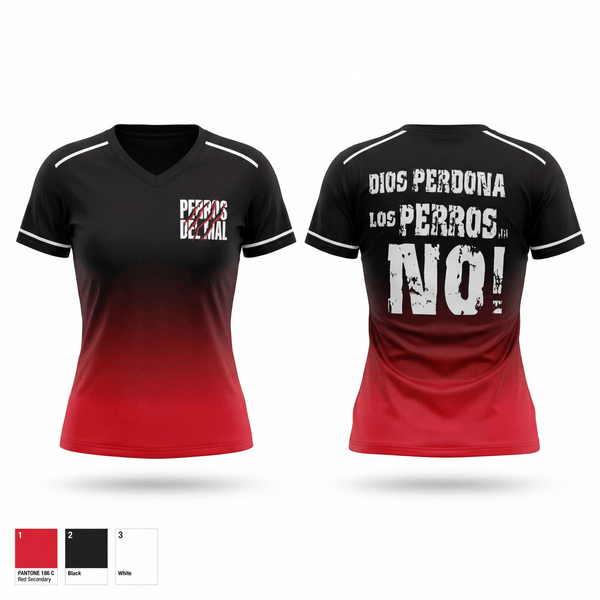 Womens Short Sleeve Vneck Shirt, PERROS DEL MAL, Men's Soccer, Teamtime, Team time, sublimation, custom sports apparel, team uniforms, spirit wear, spiritwear, sports uniforms, custom shirts, team store, custom team store, fundraiser sports, apparel fundraiser