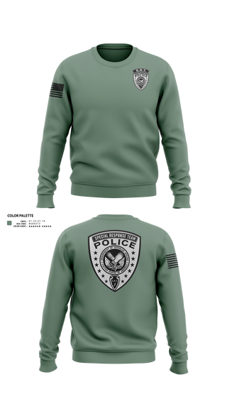 Crew Neck Sweatshirt, Veterans Affairs Police Special Response Team, Police, Teamtime, Team time, sublimation, custom sports apparel, team uniforms, spirit wear, spiritwear, sports uniforms, custom shirts, team store, custom team store, fundraiser sports, apparel fundraiser
