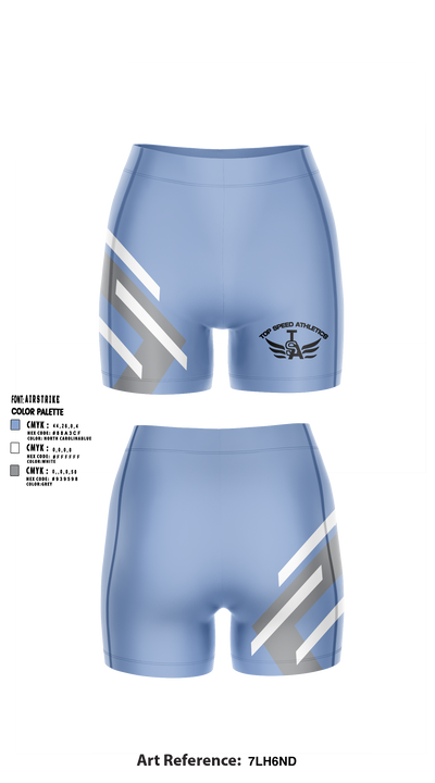 Top Speed Athletics 86585964 Women's Compression Shorts - 5