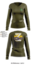 321st CA 45923194 Women's Long Sleeve V-neck Shirt - 1