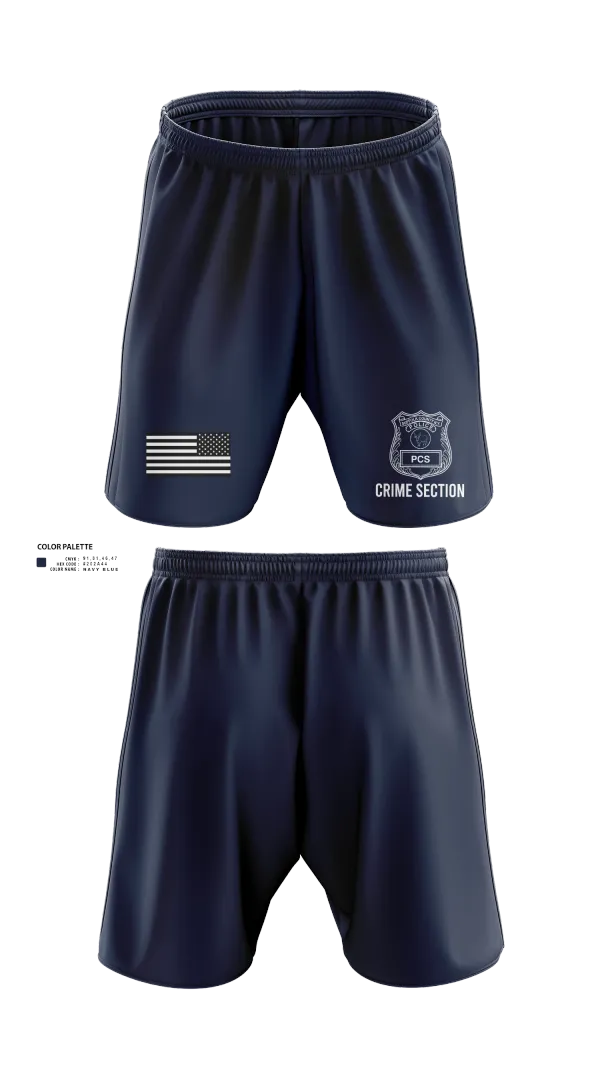 Athletic Shorts With Pockets, 5th PCT Crime Section, , Teamtime, Team time, sublimation, custom sports apparel, team uniforms, spirit wear, spiritwear, sports uniforms, custom shirts, team store, custom team store, fundraiser sports, apparel fundraiser