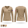 Callahan County Sheriff's Office Women's Long Sleeve V-neck Shirt - 1