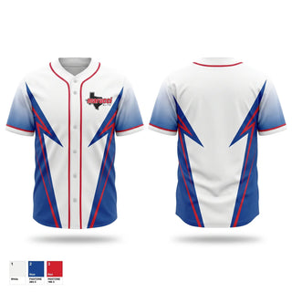 Full Button Baseball Jersey, Marucci Athletics Elite, Baseball, Teamtime, Team time, sublimation, custom sports apparel, team uniforms, spirit wear, spiritwear, sports uniforms, custom shirts, team store, custom team store, fundraiser sports, apparel fundraiser