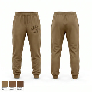 Sweatpants, B Co 1-224th AVN, National Guard, Teamtime, Team time, sublimation, custom sports apparel, team uniforms, spirit wear, spiritwear, sports uniforms, custom shirts, team store, custom team store, fundraiser sports, apparel fundraiser