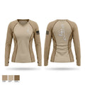 UDT/SEAL Women's Long Sleeve V-neck Shirt - 1