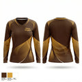 Cibola Cougars 34759151 Women's Long Sleeve V-neck Shirt - 1