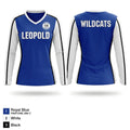 Leopold Women's Long Sleeve V-neck Shirt - 1