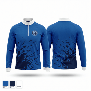 Quarter Zip Jacket, Charlotte Icehawks, Ice Hockey, Teamtime, Team time, sublimation, custom sports apparel, team uniforms, spirit wear, spiritwear, sports uniforms, custom shirts, team store, custom team store, fundraiser sports, apparel fundraiser