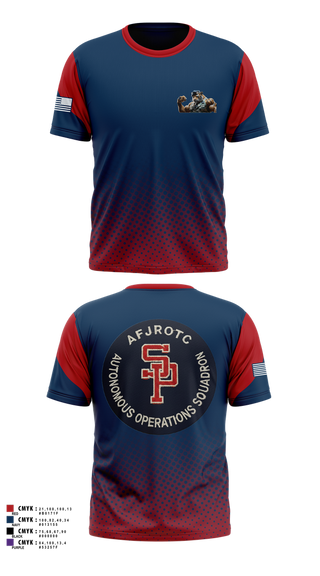 Short Sleeve Performance Shirt, AFJROTC MS-081 DRONE TEAM, , Teamtime, Team time, sublimation, custom sports apparel, team uniforms, spirit wear, spiritwear, sports uniforms, custom shirts, team store, custom team store, fundraiser sports, apparel fundraiser