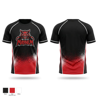 Short Sleeve Performance Shirt, Mayhem, Baseball, Teamtime, Team time, sublimation, custom sports apparel, team uniforms, spirit wear, spiritwear, sports uniforms, custom shirts, team store, custom team store, fundraiser sports, apparel fundraiser