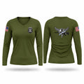 Tactical Response Team Women's Long Sleeve V-neck Shirt - 1