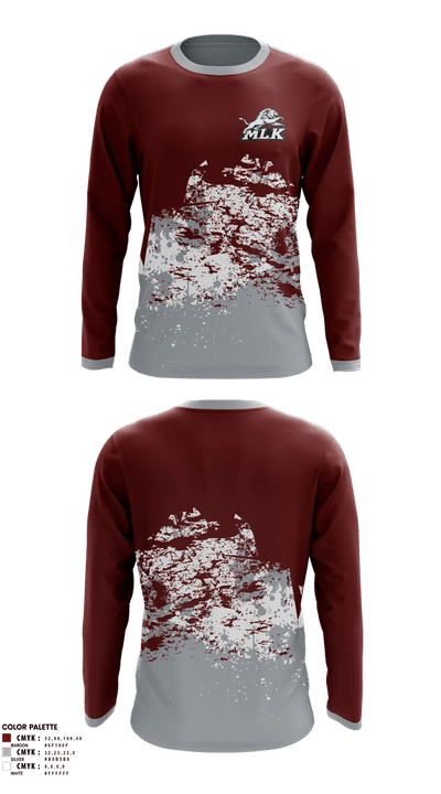 MLK Lions Soccer 87090357 Long Sleeve Performance Shirt 2