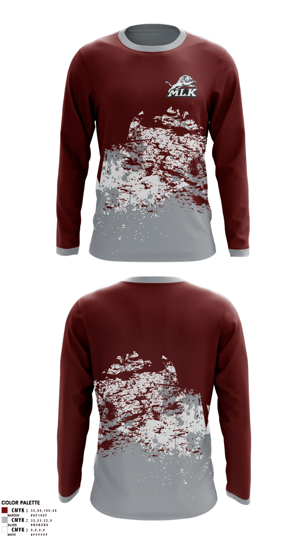 Long Sleeve Performance Shirt, MLK Lions Soccer, Men's Soccer, Teamtime, Team time, sublimation, custom sports apparel, team uniforms, spirit wear, spiritwear, sports uniforms, custom shirts, team store, custom team store, fundraiser sports, apparel fundraiser