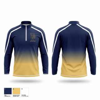 Quarter Zip Jacket, Upper perk tribe, Cheer, Teamtime, Team time, sublimation, custom sports apparel, team uniforms, spirit wear, spiritwear, sports uniforms, custom shirts, team store, custom team store, fundraiser sports, apparel fundraiser