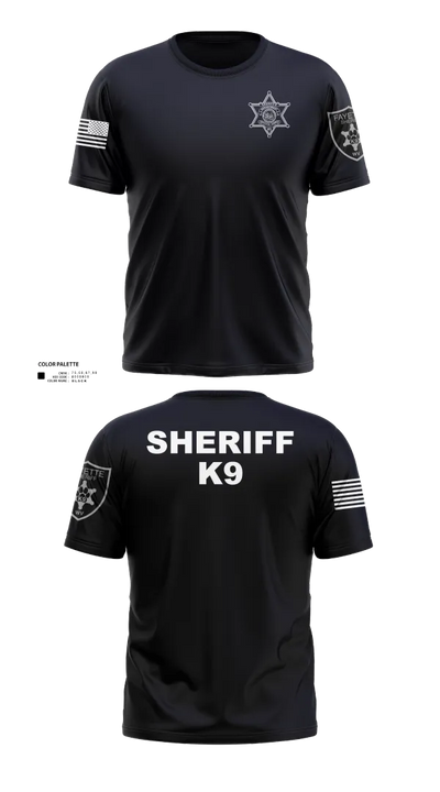 Fayette County Sheriff WV 38752837 Old School Cotton Feel Shirt - 233