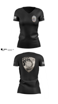 Ridgecrest Police Department 3388800 Women's Short Sleeve V-neck Shirt - 1