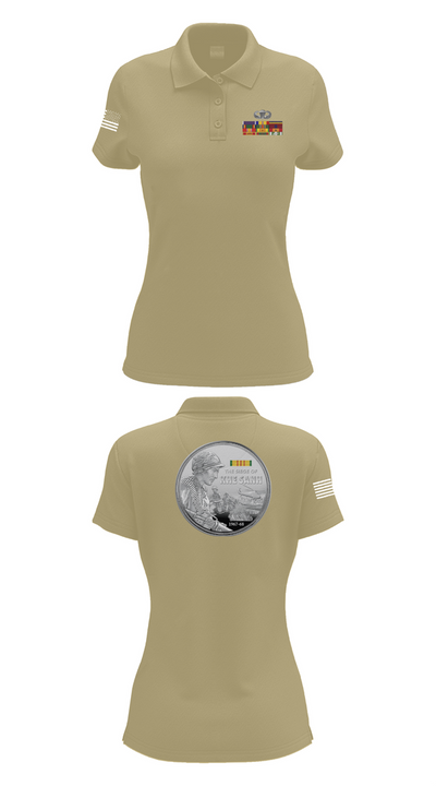 3rd Reconnaissance Division 86447085 Women's Short Sleeve Performance Polo  - 95