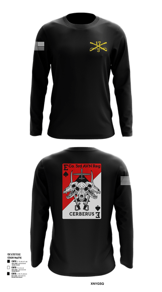 Long Sleeve Performance Shirt, E CO 3RD AVN REGT, , Teamtime, Team time, sublimation, custom sports apparel, team uniforms, spirit wear, spiritwear, sports uniforms, custom shirts, team store, custom team store, fundraiser sports, apparel fundraiser
