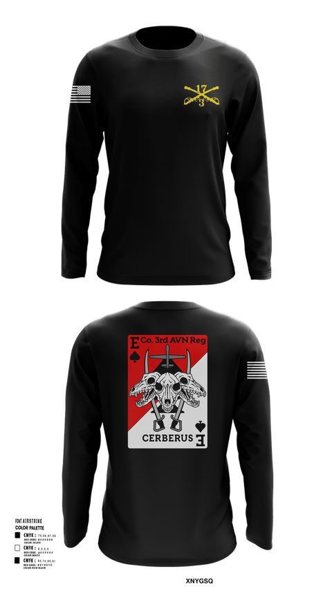 Long Sleeve Performance Shirt, E CO 3RD AVN REGT, , Teamtime, Team time, sublimation, custom sports apparel, team uniforms, spirit wear, spiritwear, sports uniforms, custom shirts, team store, custom team store, fundraiser sports, apparel fundraiser