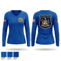 Delaware State Fire Police 51213037 Women's Long Sleeve V-neck Shirt - 1