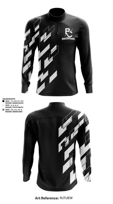 Quarter Zip Jacket, Sinton Bonecrushers, , Teamtime, Team time, sublimation, custom sports apparel, team uniforms, spirit wear, spiritwear, sports uniforms, custom shirts, team store, custom team store, fundraiser sports, apparel fundraiser