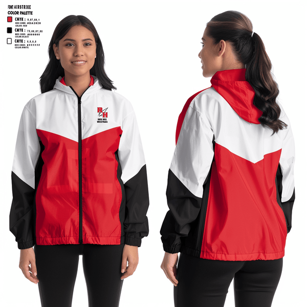 Windbreaker, Rose Hill High School Volleyball, Women's Volleyball, Teamtime, Team time, sublimation, custom sports apparel, team uniforms, spirit wear, spiritwear, sports uniforms, custom shirts, team store, custom team store, fundraiser sports, apparel fundraiser