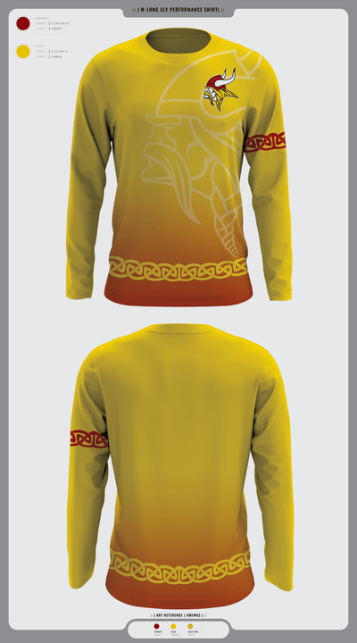 Mission Valley Senior High School Volleyball 58304550 Long Sleeve Performance Shirt - 2