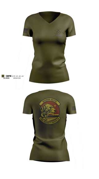 Womens Short Sleeve Vneck Shirt, 176 SFS, National Guard, Teamtime, Team time, sublimation, custom sports apparel, team uniforms, spirit wear, spiritwear, sports uniforms, custom shirts, team store, custom team store, fundraiser sports, apparel fundraiser