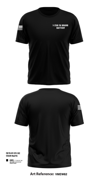Short Sleeve Performance Shirt, 1-258 FA BRAVO BATTERY, , Teamtime, Team time, sublimation, custom sports apparel, team uniforms, spirit wear, spiritwear, sports uniforms, custom shirts, team store, custom team store, fundraiser sports, apparel fundraiser