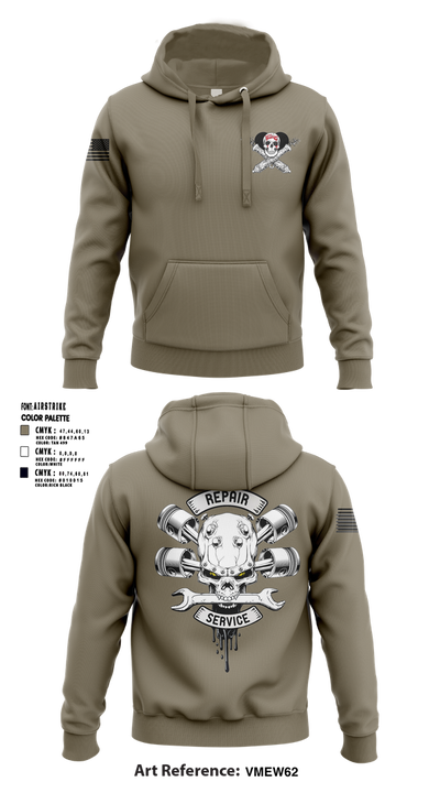 1-320TH FAR FOX CO 75222266 Hoodie - 2