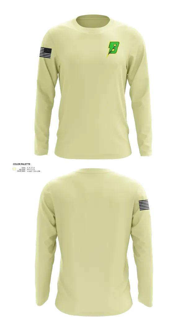 Long Sleeve Performance Shirt, Baltimore Lightning, , Teamtime, Team time, sublimation, custom sports apparel, team uniforms, spirit wear, spiritwear, sports uniforms, custom shirts, team store, custom team store, fundraiser sports, apparel fundraiser